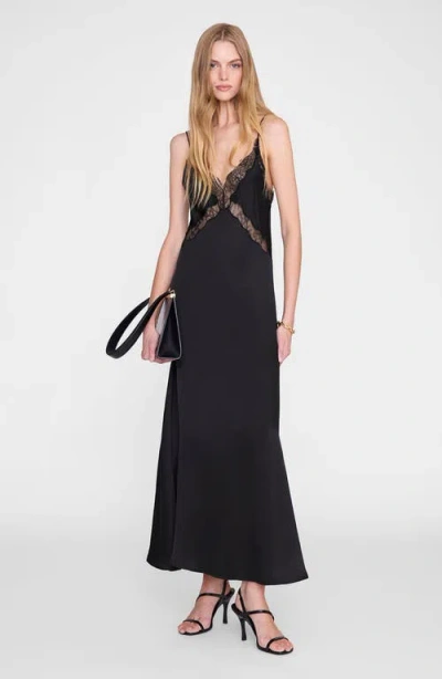 Anine Bing Magnolia Dress In Black