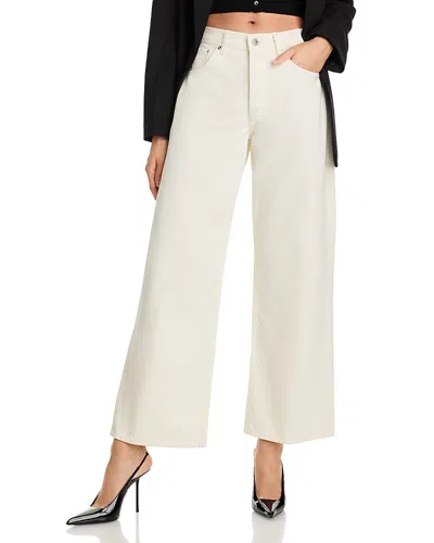 ANINE BING MANON HIGH RISE JEANS IN ECRU