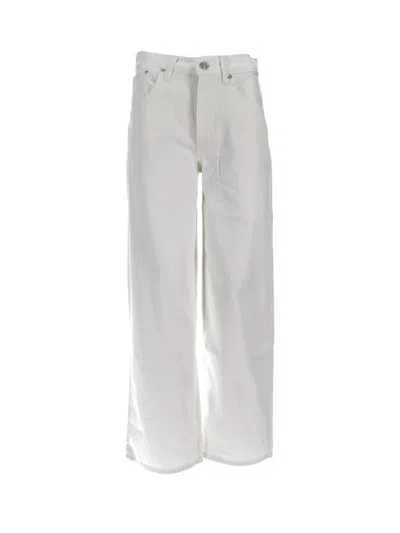 Anine Bing Manon Jean Ecru In White