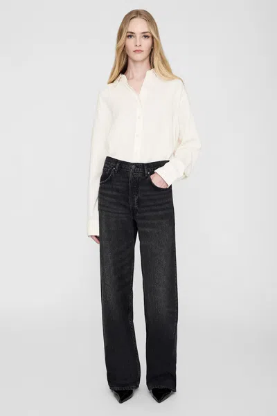 Anine Bing Manon Jean In Dark Stone Grey