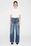 Anine Bing Manon Jean In Mazarine Blue In Blue