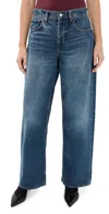 Anine Bing Manon Jeans Washed Blue In Washed Blue