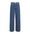 Anine Bing Manon Wide-leg Jeans In Blue