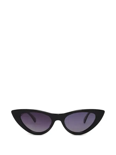 Anine Bing Marsais Cat-eye Sunglasses In Black