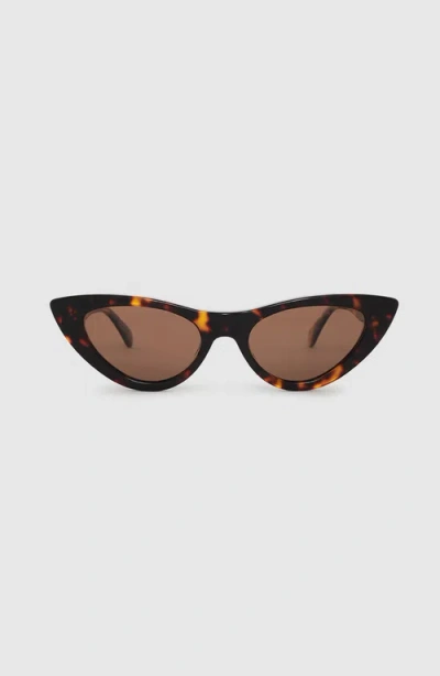 Anine Bing Marsais Sunglasses In Brown