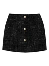 Anine Bing Mateo Skirt In Black