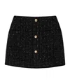 Anine Bing Mateo Skirt In Black