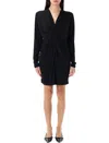Anine Bing Mathilde Mini Dress In Black