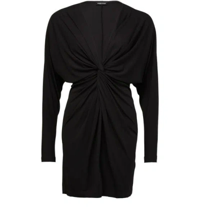 Anine Bing Mathilde Mini Dress In Black