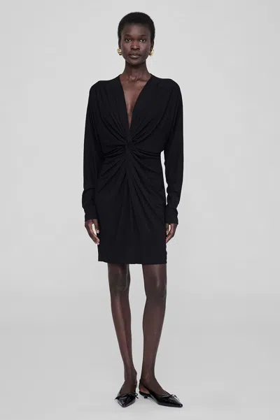 Anine Bing Mathilde Mini Dress In Black