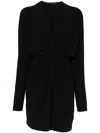 Anine Bing Mathilde Mini Dress In Schwarz
