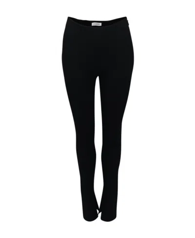 Anine Bing Max High-rise Skinny Trousers In Black