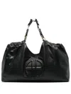 Anine Bing Womens Kate Leather Tote Bag Black In Black