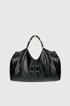 Anine Bing Medium Kate Leather Tote Bag In Black
