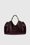 Anine Bing Medium Kate Tote In Bordeaux In Bordeaux
