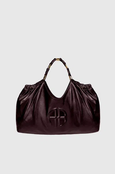 Anine Bing Medium Kate Tote In Bordeaux
