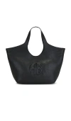 Anine Bing Lili Logo-embossed Leather Tote
