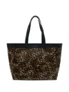 Anine Bing Medium Rio Leopard-pattern Tote Bag In Multi