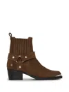 Anine Bing Tan Mid Biker Boots In Brown