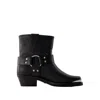ANINE BING MID RYDER BOOTS - LEATHER - BLACK