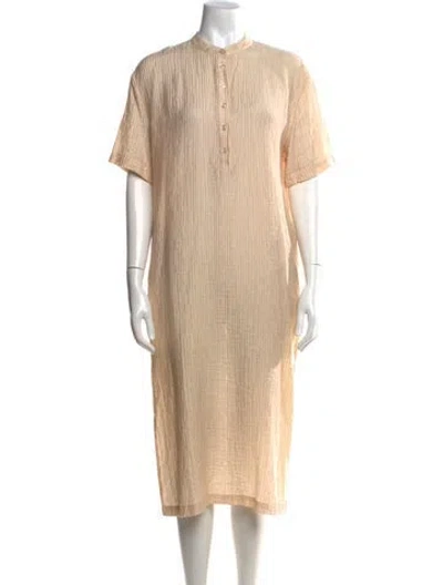Pre-owned Anine Bing Midi Length Dress In Neutral