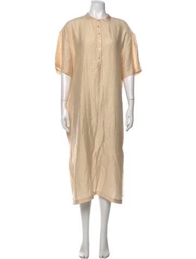 Pre-owned Anine Bing Midi Length Dress In Neutrals
