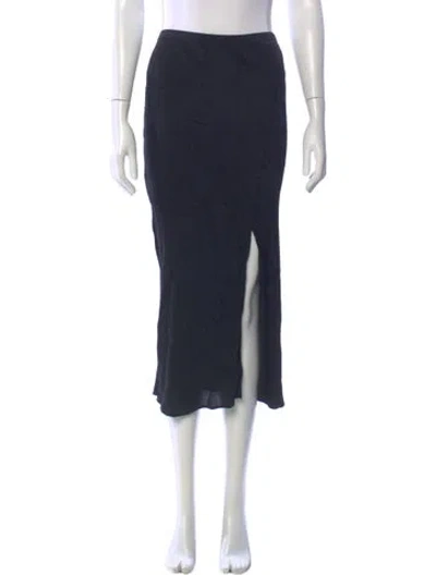Pre-owned Anine Bing Midi Length Skirt In Blue