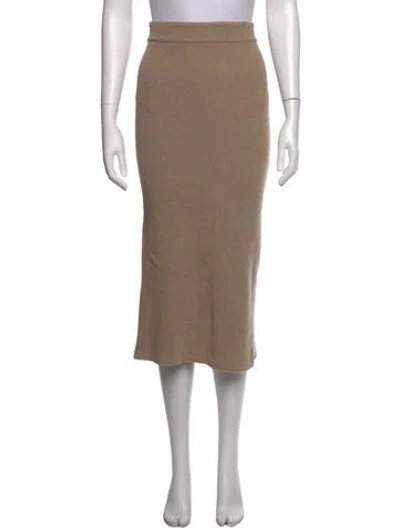 Pre-owned Anine Bing Midi Length Skirt In Neutrals