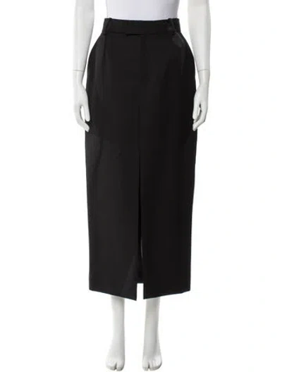 Pre-owned Anine Bing Midi Length Skirt W/ Tags In Black