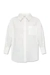 Anine Bing Mika Shirt In White In White