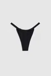 Anine Bing Milani Bikini Bottom In Black In Black
