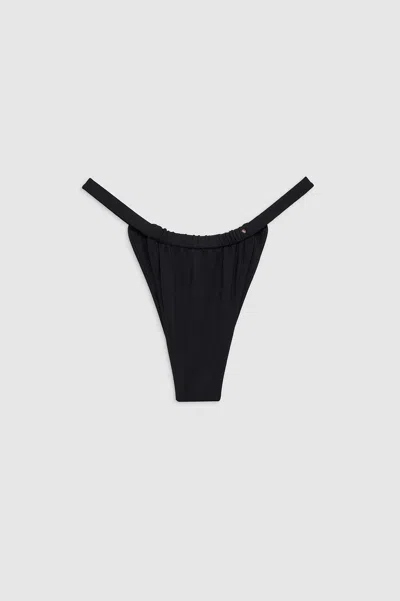 Anine Bing Milani Bikini Bottom In Black