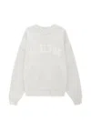Anine Bing Leopard-pattern Logo Sweatshirt In Gray