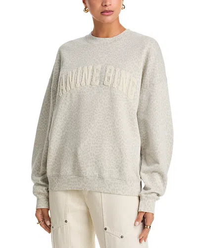 Anine Bing Miles Logo Sweatshirt In Multi