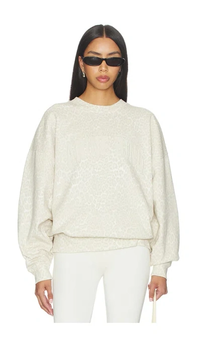 Anine Bing Miles Sweatshirt In White