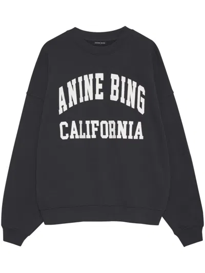 ANINE BING MILES SWEATSHIRT ANINE BING  VINTAGE BLACK