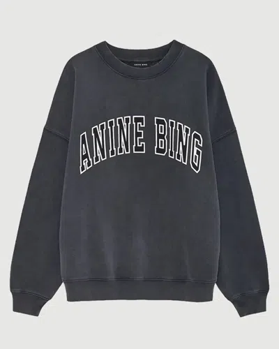 Anine Bing Miles Sweatshirt In Black