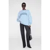 Anine Bing Miles Sweatshirt In Blue