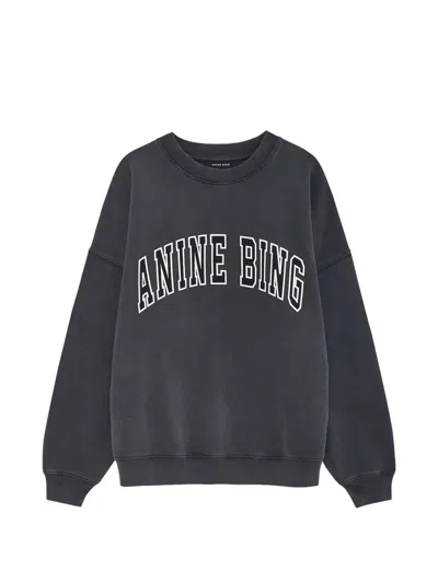 Anine Bing Sweatshirts Gray In Black