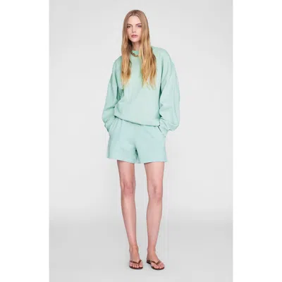 Anine Bing Miles Sweatshirt In Green