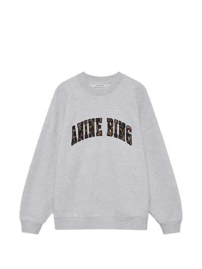 Anine Bing Miles Sweatshirt Leopard In Multi