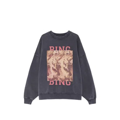 Anine Bing Miles Sweatshirt Tiger Bing In Blue