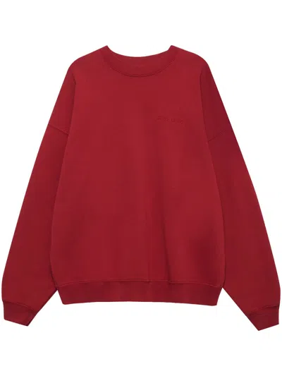 ANINE BING MILES SWEATSHIRT WOMAN RED