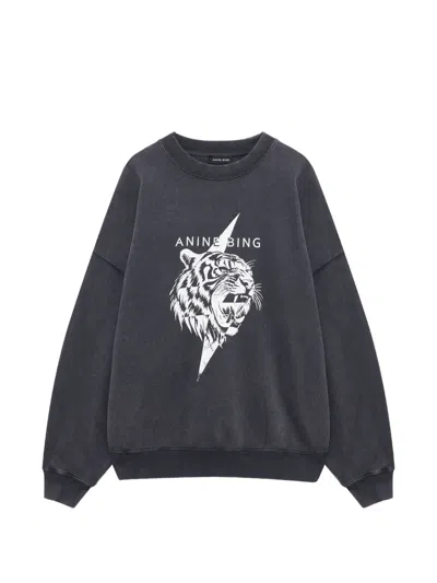 Anine Bing Miles Tiger-graphic Sweatshirt In Multi