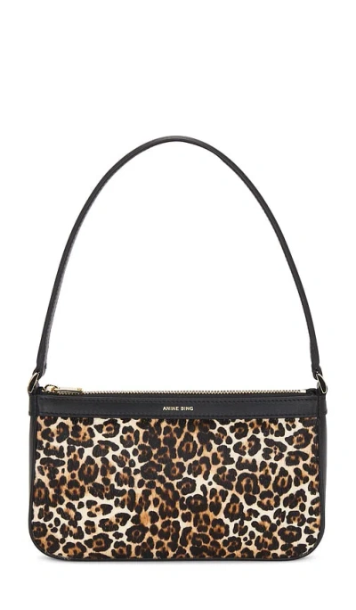 Anine Bing Mini Elly Bag In Leopard