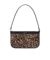 Anine Bing Mini Elly Leopard-print Shoulder Bag In Black