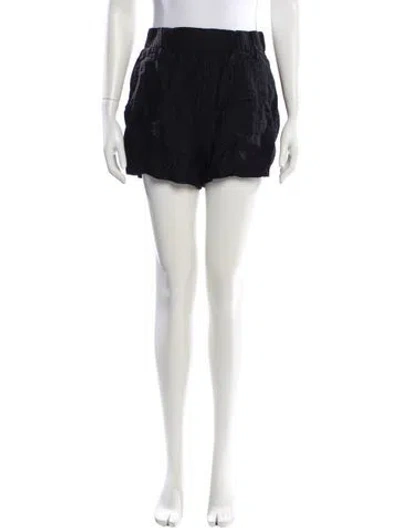 Pre-owned Anine Bing Mini Shorts In Black
