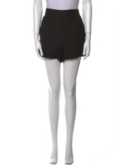 Pre-owned Anine Bing Mini Shorts In Black
