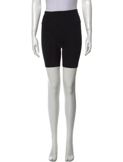 Pre-owned Anine Bing Mini Shorts In Black