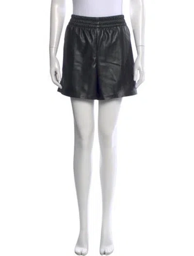Pre-owned Anine Bing Mini Shorts In Black